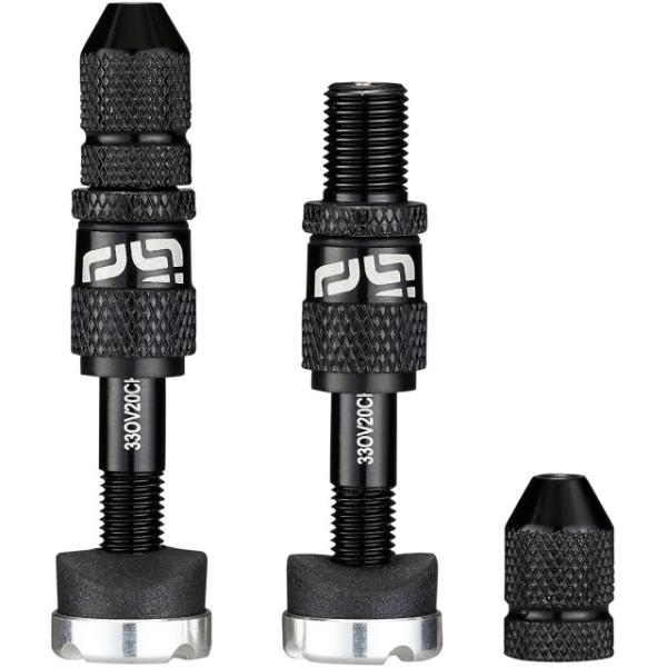 Ethirteen Tubelessventil Schrader Quickfill Gen2 Alu 2 Stk. 23-31mm schwarz  Black 23-31 mm
