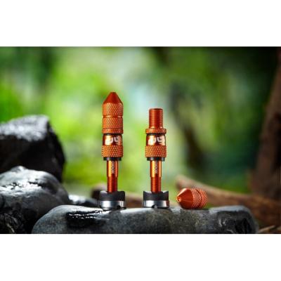 Ethirteen Tubelessventil Schrader Quickfill Gen2 Alu 2 Stk. 23-31mm orange  Naranja 23-31 mm Produktbild 1