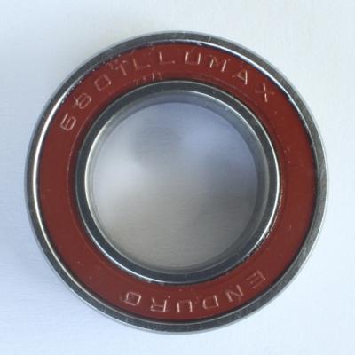 Enduro Bearings Kugellager 6801 LLU MAX ABEC 3 12x21x5, Suspension Bearing (Orbea)  Silber, Rot 12 mm x 21 mm x 5 mm Produktbild 1