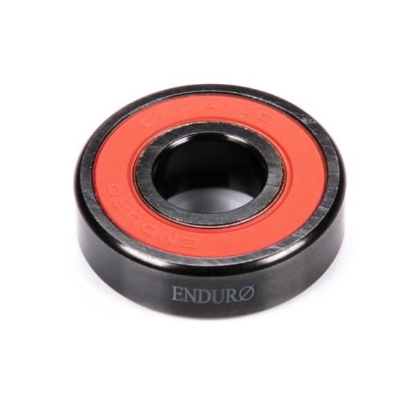 Enduro Bearings Kugellager C&Oslash; 6001 VV ZER&Oslash; Ceramic 12x28x8 Hub Bearing  Schwarz, Rot 12 mm x 28 mm x 8 mm