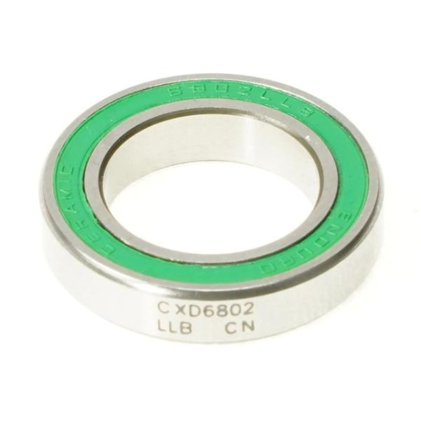 Enduro Bearings Kugellager CXD 6802 LLB XD-15 Ceramic 15x24x5 Hub Bearing  Silber, Gr&uuml;n 15 mm x 24 mm x 5 mm