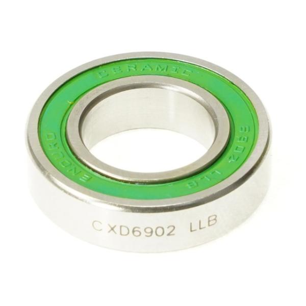 Enduro Bearings Kugellager CXD 6902 LLB XD-15 Ceramic 15x28x7 Hub Bearing  Silber, Gr&uuml;n 15 mm x 28 mm x 7 mm