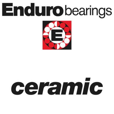 Enduro Bearings Kugellager CH MR 17287 LLB Ceramic Hybrid 17x28x7 Hub Bearing  Silber, Rot 17 mm x 28 mm x 7 mm Produktbild 1