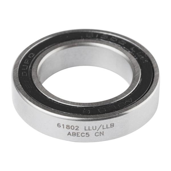 Enduro Bearings Kugellager 61802 LLU/LLB CN ABEC 5 15x24x5 Hub Bearing  Silber, Schwarz 15 mm x 24 mm x 5 mm