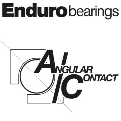 Enduro Bearings Kugellager 71902 LLB ABEC 5 15x28x7 Hub Bearing  Silber, Rot 15 mm x 28 mm x 7 mm Produktbild 1