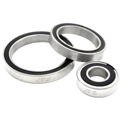 Enduro Bearings Kugellager R 6 SRS ABEC 5 3/8x7/8x9/32 Bearing  Silber, Schwarz 3/8 Zoll x 7/8 Zoll x 9/32 Zoll Produktbild 1