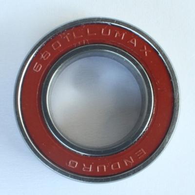 Enduro Bearings Kugellager 6801 LLU MAX ABEC 3 12x21x5 Suspension Bearing (Orbea)  Silber, Rot 12 mm x 21 mm x 5 mm Produktbild 1