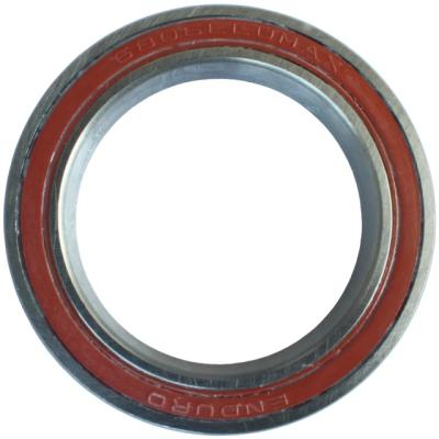 Enduro Bearings Kugellager 6806 LLU MAX ABEC 3 30x42x7 Suspension Bearing  Silber,Rot 30 mm x 42 mm x 7 mm Produktbild 1