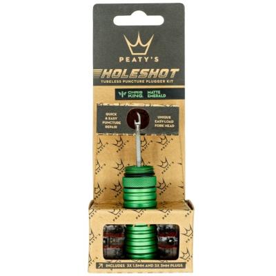Peaty's Holeshot TL Puncture Plugger emerald  Emerald Produktbild 1