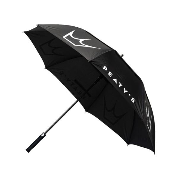 Peaty's Regenschirm XL 130cm schwarz  Schwarz