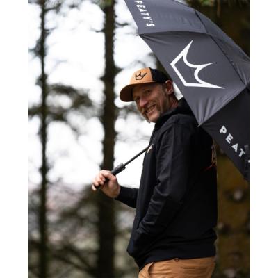 Peaty's Regenschirm XL 130cm schwarz  Schwarz Produktbild 1