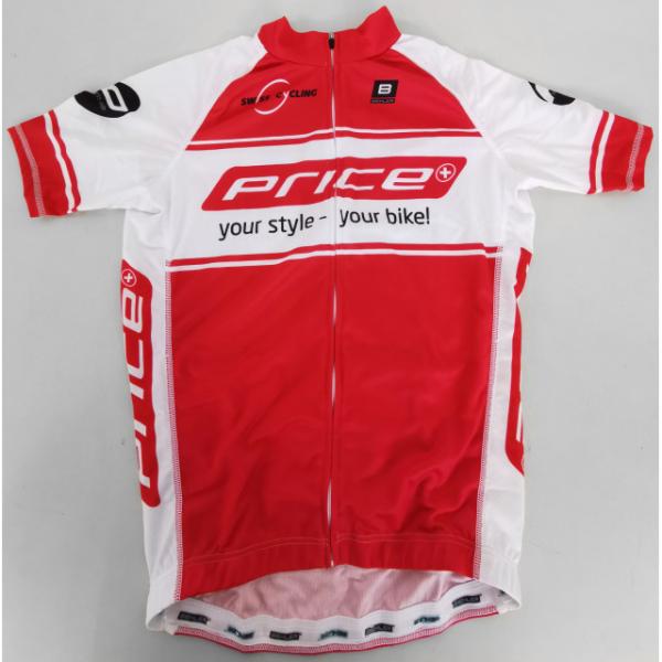 Price Price Jersey SS Race M - Swiss Cycling 2017 RaceLine Elite-Herren kurzarm ZIP R&uuml; Herren Rot M