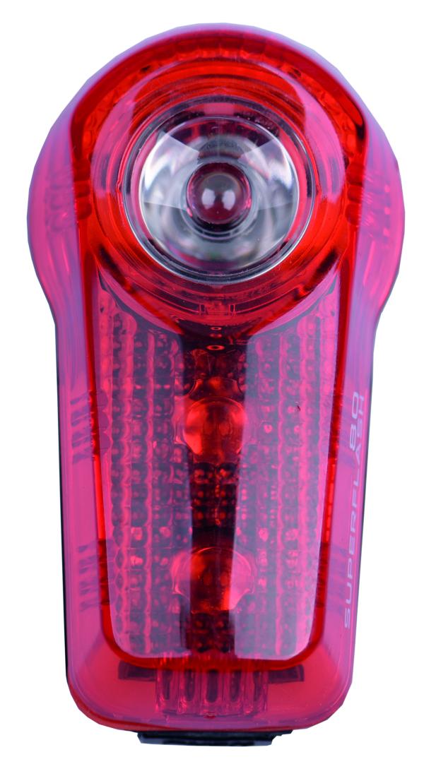 Smart R&uuml;cklicht RL317R-80-01 LED inkl Batterien Halter 