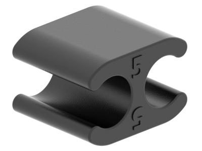 Kabelbefestigungs-Clip f&uuml;r 2.5 mm Di2 E-Kabel und 5 mm H&uuml;lle Set &agrave; 10 Stk.  Produktbild 1