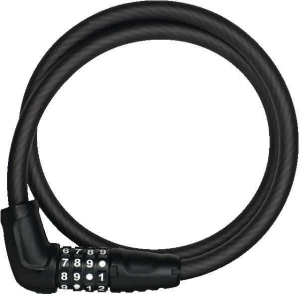 Abus Kabelschloss Numerino 5410C/85 Code ohne Halter schwarz 