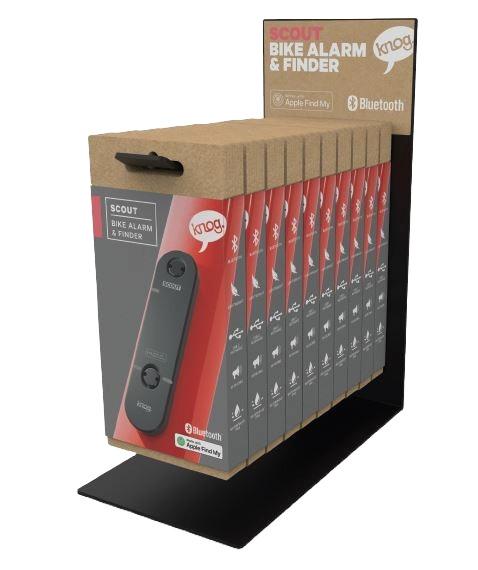 Knog Scout Bike Finder & Alarm Box &agrave; 10 St&uuml;ck incl. Display 
