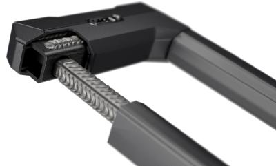 Abus B&uuml;gelschloss Granit Super Extreme 2500 165x230 mit Halter USH2500 schwarz  Produktbild 2