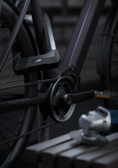 Abus B&uuml;gelschloss Granit Super Extreme 2500 165x230 mit Halter USH2500 schwarz  Produktbild 8