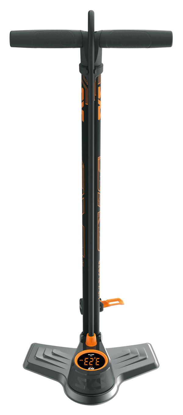 SKS Standpumpe Air-X-Plorer Digi 10.0 Stahl Multi Valve schwarz/orange 