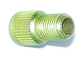 &Uuml;bergangsnippel v.Presta/Dunlop auf Auto