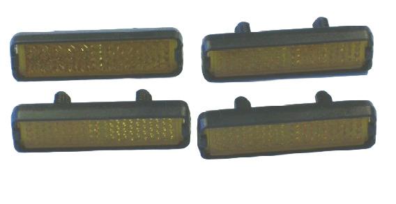 Bike Attitude Pedalreflektoren zum Stecken Set &agrave; 4 Stk. 