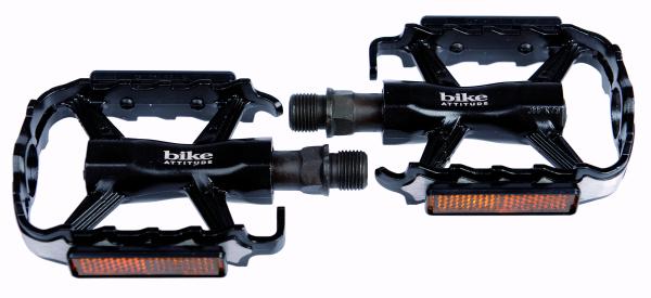 Wellgo Pedale MTB M224G-DU 9/16" Alu schwarz-silber OEM 