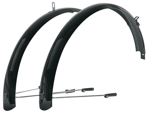 SKS Schutzblechgarnitur Bluemels Basic 24" 53 mm schwarz 