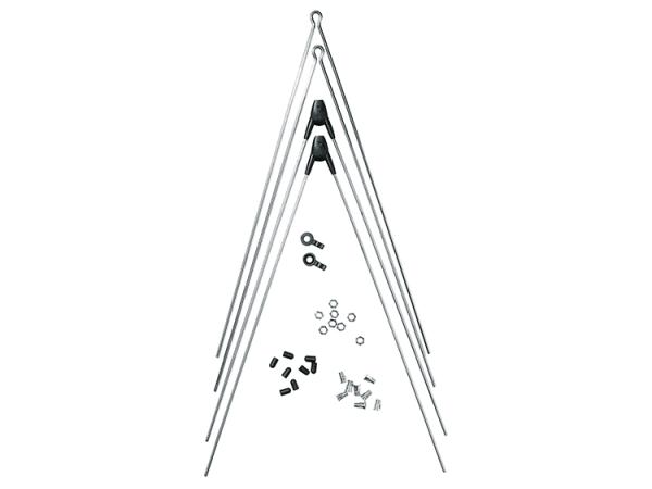 SKS Strebenset Bluemels 2x ASR-Streben, 2x V-Streben 355mm inklusive Befestigung 