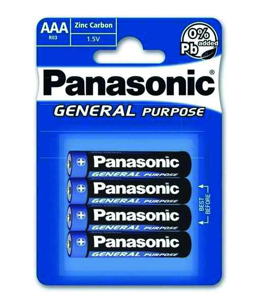 Batterie R03 Micro 1.5V AAA Set a 4 St&uuml;ck 