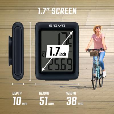 Sigma Computer BC 5.0 WL ATS kabellos analog schwarz  Produktbild 2