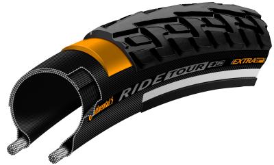 Continental Pneu RideTour 26x1.75 Starr mit Reflexstreifen black  Produktbild 1