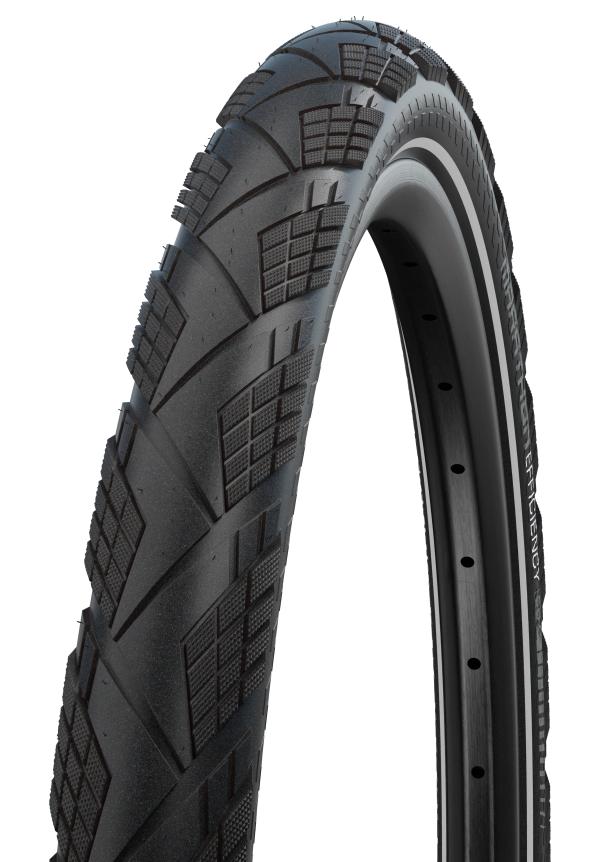 Schwalbe Pneu Marathon Efficiency 27.5x2.35 Falt mit Reflexstreifen black 