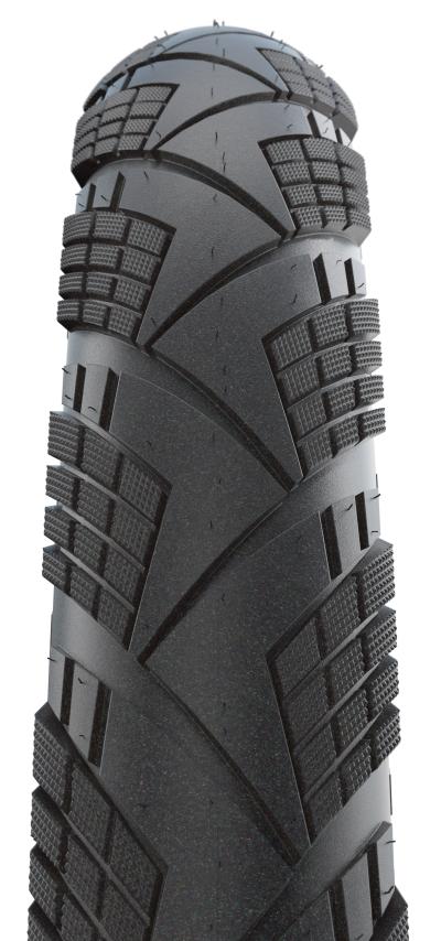 Schwalbe Pneu Marathon Efficiency 27.5x2.35 Falt mit Reflexstreifen black  Produktbild 1