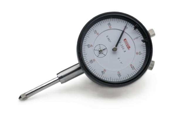 FOX Tool Dial Indicator 1" Measuring Range 0.001"Graduation 3/8"Stem Diameter 
