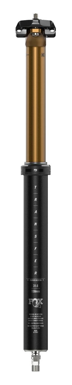 FOX Sattelst&uuml;tze Transfer FS absenkbar &Oslash;31.6 / 180mm Drop  excl. Remote schwarz  Produktbild 1