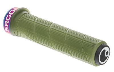 Ergon Lenkergriffe GD1 Evo Slim Factory Frozen moss / oil slick  Produktbild 1