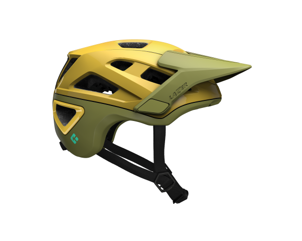 LAZER Unisex MTB Jackal KinetiCore Helm gold green L