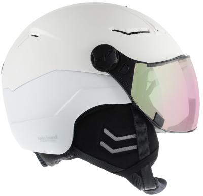CP Ski Women COYA+ Helmet snowwhite soft touch / Visor Nr.20 S Produktbild 1