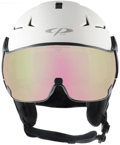 CP Ski Women COYA+ Helmet snowwhite soft touch / Visor Nr.20 S Produktbild 2
