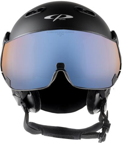 CP Ski CARACHILLO Helmet black soft touch / Visor Nr.26 L Produktbild 2