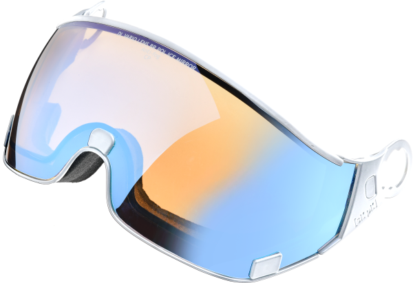 CP Visor double lens vario Nr.56 FIT 2.7 polarized brown ice mirror 