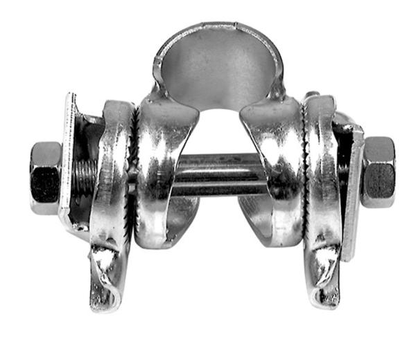 Sattelst&uuml;tzenkloben Stahl silber 