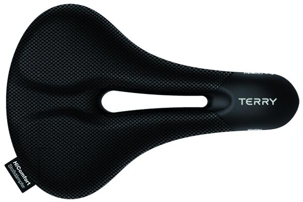 Terry Sattel Fisio ClimaVent Gel Lady mit &Ouml;ffnung black 