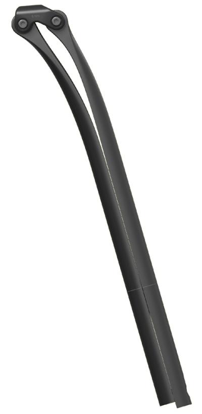 Ergon Sattelst&uuml;tze CF Allroad Pro Carbon setback 27.2x345mm black  Produktbild 1