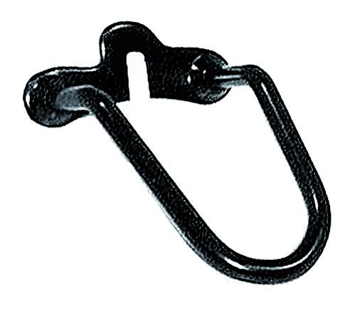 Wechselschutzb&uuml;gel kurz beidseitig gekr&ouml;pft unter Schnellspannachse schwarz 