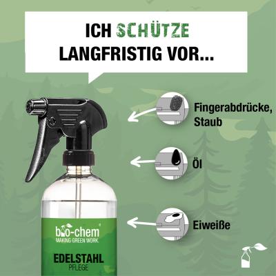 Bio-Chem Edelstahl Pflege 750 ml mit Spr&uuml;hkopf  Produktbild 2