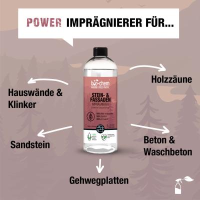 Bio-Chem Stein & Fassadenimpr&auml;gnierer 750 ml mit Spr&uuml;hkopf  Produktbild 2