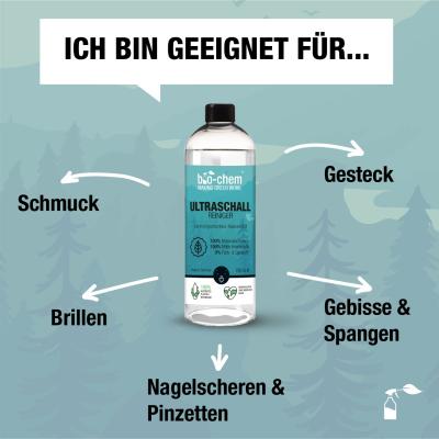 Bio-Chem Ultraschallreiniger Schmuck 750 ml ohne Spr&uuml;hkopf mit Messbecher  Produktbild 2