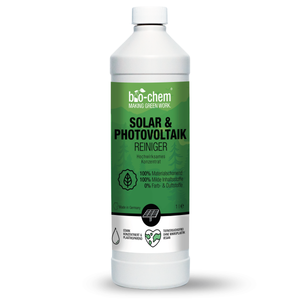 Bio-Chem Solar- & Photovoltaikreiniger 1000 ml ohne Spr&uuml;hkopf 