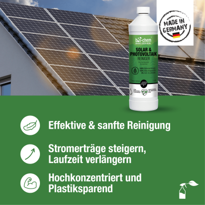 Bio-Chem Solar- & Photovoltaikreiniger 1000 ml ohne Spr&uuml;hkopf  Produktbild 3